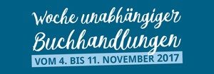 Autorensamstag der Woche unabhängiger Buchhandlungen